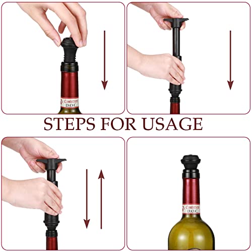 Reusable Silicone Vacuum Wine Stoppers - Airtight Bottle Savers (24 Pack)