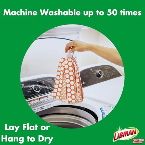 Microfiber Mop Head Refills - Machine Washable Replacement Heads (3 Pack)