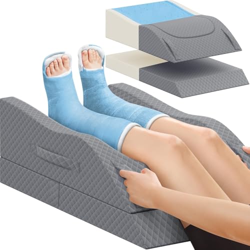 Adjustable Memory Foam Leg Pillow for Post-Surgery Recovery