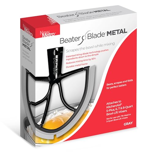 Metal Beater Paddle Blade for 5-Plus, 6, 7 & 8-Quart Bowl-Lift Stand Mixers