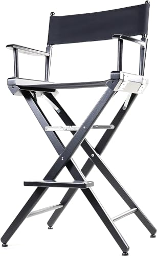 30-Inch Professional Director's Chair, Foldable Bar-Height Chair