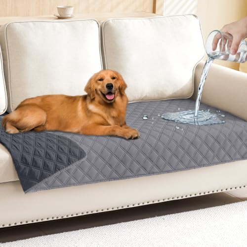 Waterproof Reversible Pet Couch Cover for Dogs & Cats - 30"x70"