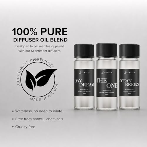 Luxury Hotel Fragrance Oil Set - 3-Pack Cold Air Diffuser Oils (20 ml)
