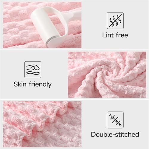6-Piece Microfiber Bath Towel Set, Oversized Bath Sheets and Hand Towels