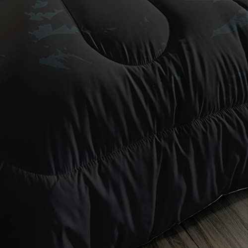Fox Comforter Set Queen Size - 3 Piece Bedding Set with Pillowcases