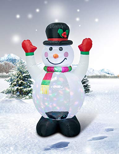 TRMESIA 4ft Christmas Inflatable Snowman Decoration - Outdoor & Indoor Holiday Decor