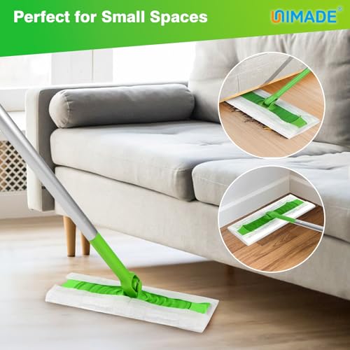 Disposable Dry Sweeping Cloth Mop Refills - 52 Pack Floor Dust Pads