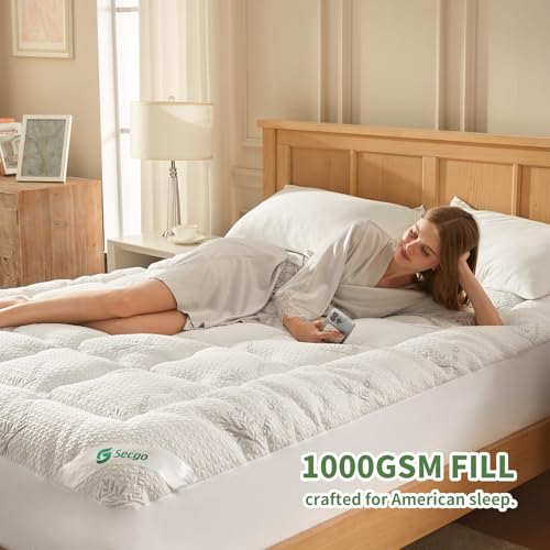 Waterproof King Mattress Topper - Breathable Rayon from Bamboo Pad