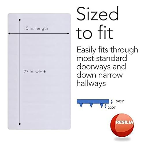 Clear Vinyl Carpet Runner for Deep-Pile Rugs - Non-Slip Floor Protector