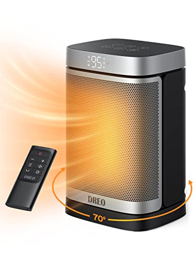 Portable Electric Space Heater with Thermostat and Oscillation
