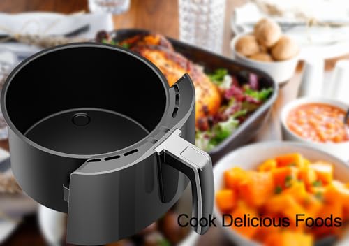 4QT Air Fryer Basket and Crisper Plate Non-Stick Replacement Part