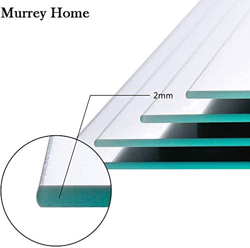 12x12 Inch Frameless Wall Mirror Tiles - 4 Pack Adhesive Glass Mirror Set