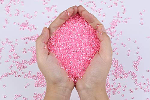 10,000 Pink Acrylic Diamonds Table Scatter Confetti & Vase Fillers (4.5mm)