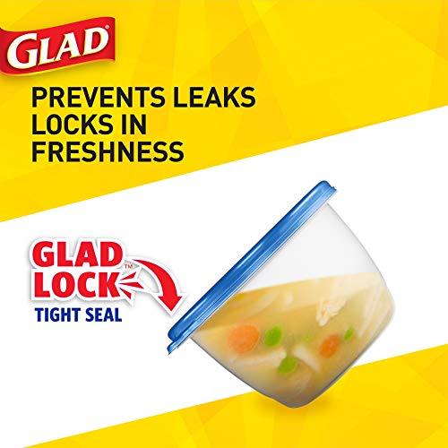 Glad Food Storage Containers - Food Container Variety Pack - 20 Containers - 40 Piece Set