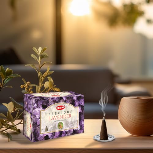 Lavender Incense Cones - Natural Long-Lasting Aroma for Meditation