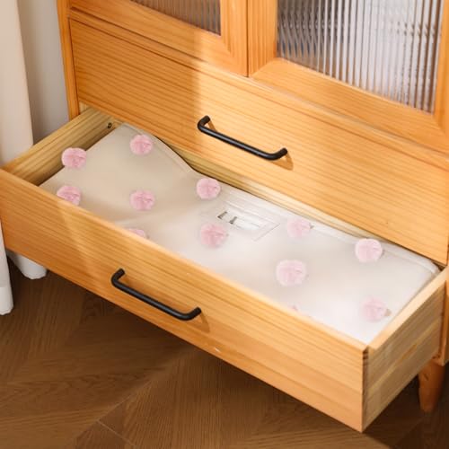 Large Pink Cotton Pom Pom Laundry Basket - 17.5" x 20.8" Nursery Storage
