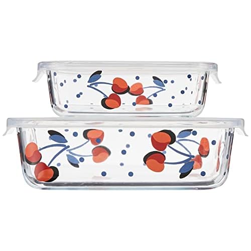 kate spade new york Vintage Cherry Dot 4-Piece Rectangular Storage Set