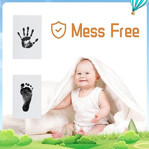 Clean-Touch Inkless Hand and Footprint Kit - 6 Ink Pads & 12 Cards