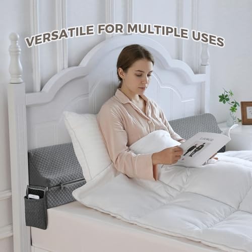 King Size Bed Wedge Gap Filler Pillow - Adjustable & Foldable