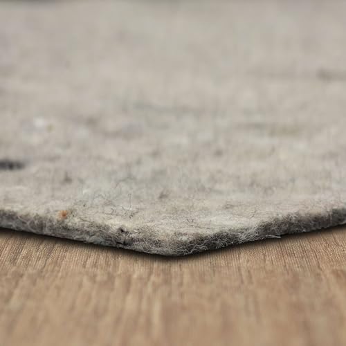 8' x 10' Felt Rug Pad - 1/4 Inch Thick Protective Floor Cushion Underlay