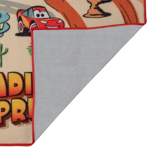 Large Kids Play Rug - 54" x 78" Non-Slip Cartoon Character Floor Mat