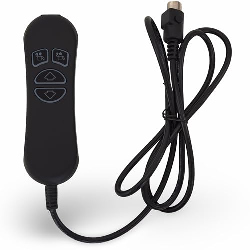 4-Button Power Recliner Remote Control with USB Port, 5-Pin Connector