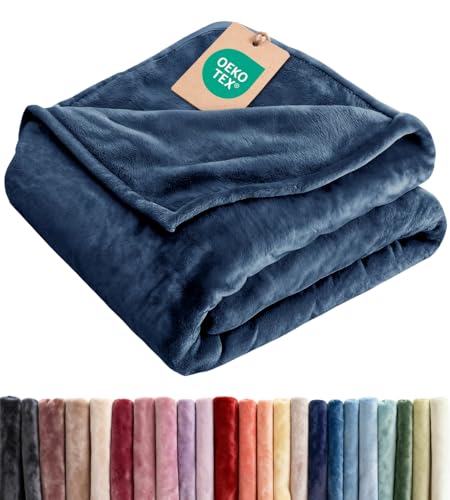 Twin Size Fleece Blanket - Ultra-Soft Warm Flannel for All Seasons