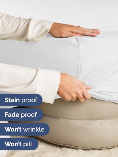 CGK Unlimited Extra Deep Queen Fitted Sheet - White 18" to 24" Pocket