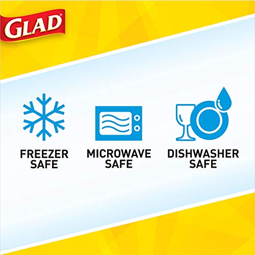 Glad Food Storage Containers - Food Container Variety Pack - 20 Containers - 40 Piece Set