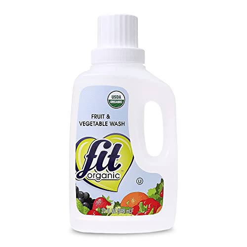 Organic Produce Wash Soaker - 32 Fl Oz Natural Fruit & Vegetable Cleaner
