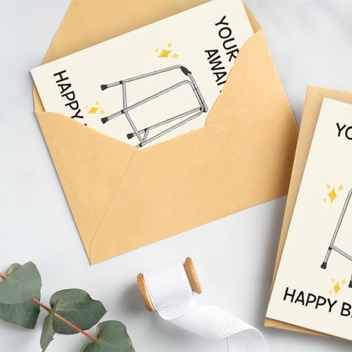 Funny Birthday Card - Unique 5x7 Inch Card for All Celebrations