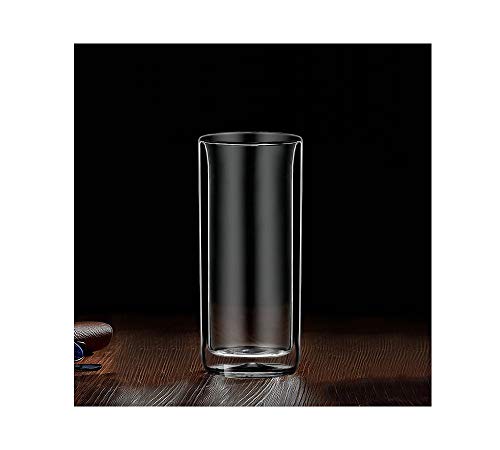 16oz Double-Walled Insulated Glass Tumblers - Set of 2 Borosilicate Cups