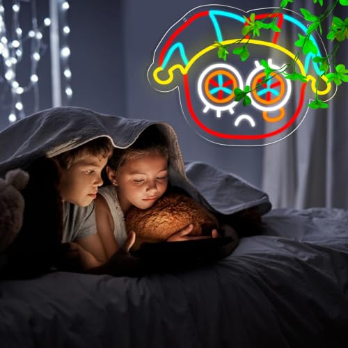 AHlove Circus Neon Sign LED Wall Light for Bedroom & Game Room