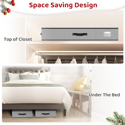 Wrapping Paper Storage Organizer for 40 Inch Rolls Under Bed Container