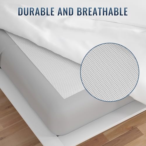Non-Slip Silicone Mattress Gripper Pad - 36 x 78 Inch Bed Slide Stopper