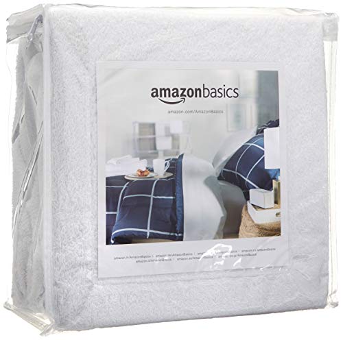 Amazon Basics Waterproof Mattress Protector - Full Size, 18 Inch Deep