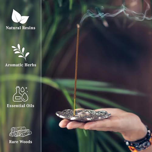 Palo Santo Incense Sticks - 100 Pack, 9-Inch Hand-Dipped Slow Burn