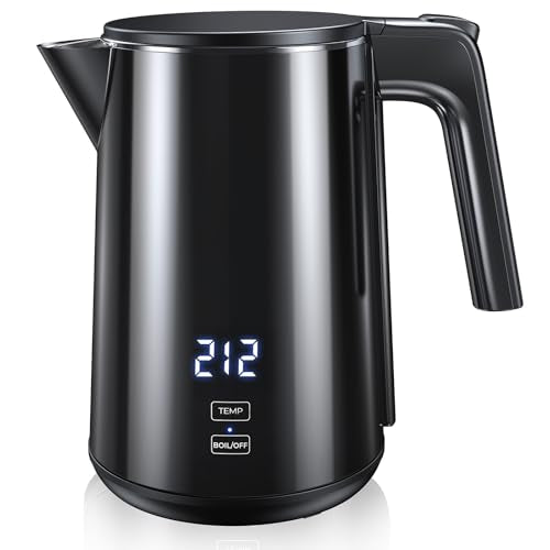 1.0L Electric Kettle, 1200W Fast Boil with 7 Temp Settings & Keep Warm