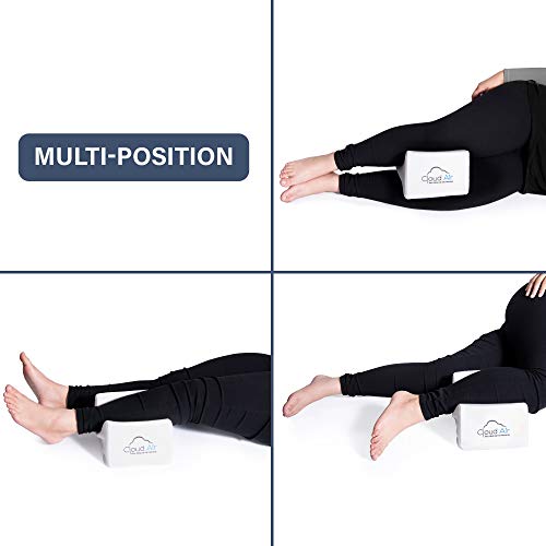Memory Foam Knee Pillow for Side Sleepers - Orthopedic Leg Positioner