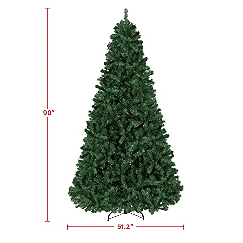 7.5ft Unlit Artificial Christmas Spruce Tree with 1346 Hinged Tips