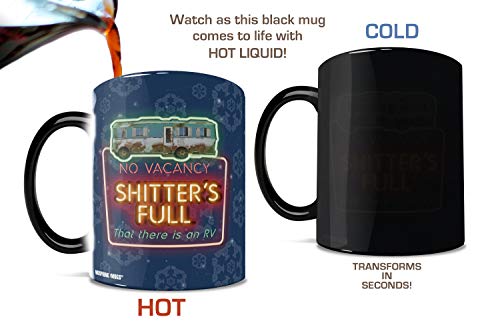 Christmas Vacation Cousin Eddie RV Color Changing Mug 11 oz - Novelty Holiday Drinkware