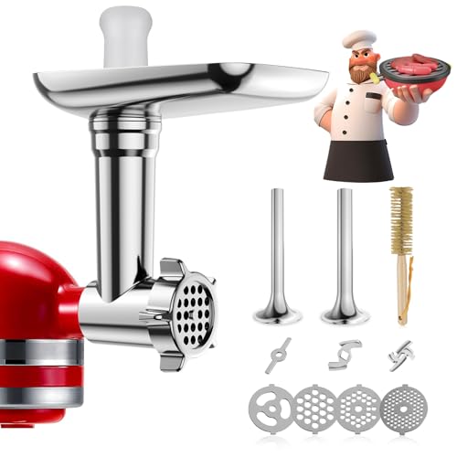 15-Piece Metal Food Grinder Attachment Set for Stand Mixers