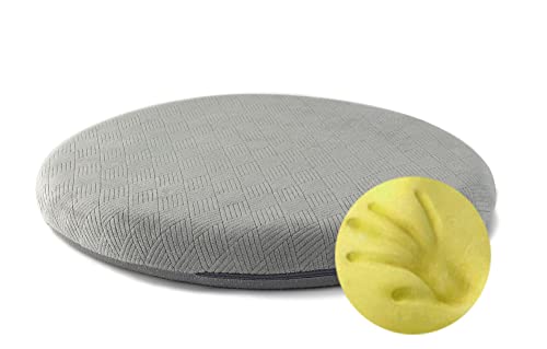 16-Inch Round Memory Foam Seat Cushion, Anti-Slip Soft Chair Pad
