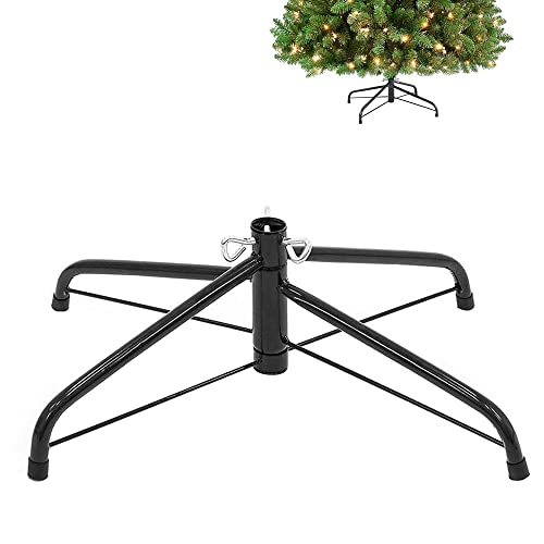 Folding Metal Christmas Tree Stand Base for 4 to 7.5 ft Artificial Trees