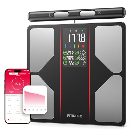 Smart Body Composition Scale with 8-Electrode Handle and 50+ Metrics
