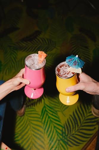 ORCA Poco 17 oz Insulated Stainless Steel Cocktail Tumbler with Whale Tail Lid