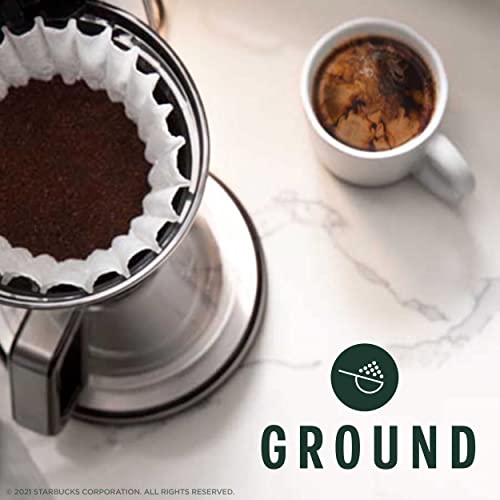 Starbucks Italian Roast Dark Ground Coffee, 100% Arabica, 18 oz