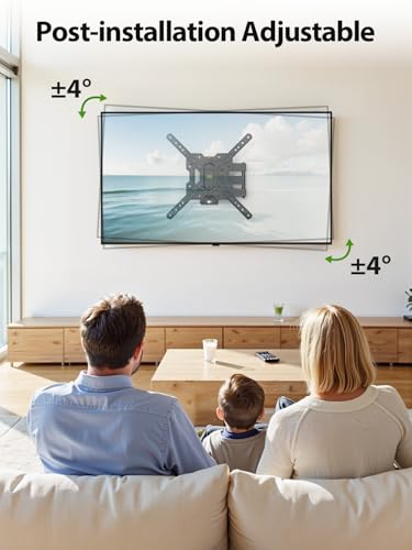 Full Motion TV Wall Mount Bracket for 26 to 65 Inch TVs, VESA 400x400