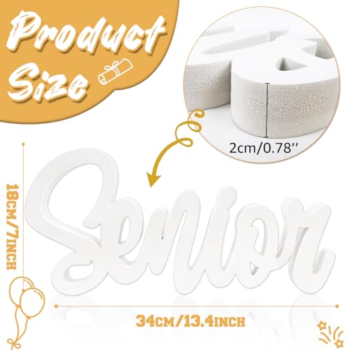 Senior 2027 Wooden Table Sign Graduation Party Decoration Photo Prop