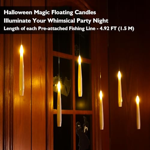 Rhytsing Clip-on Christmas Tree Candles with Magic Wand Remote – 24 Pcs (Variation 24)